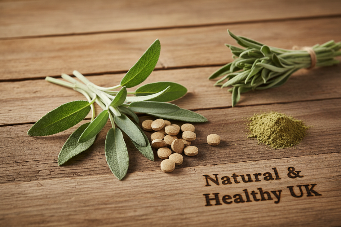 Sage Leaf Tablets: Natural Support for Menopause, Memory & More