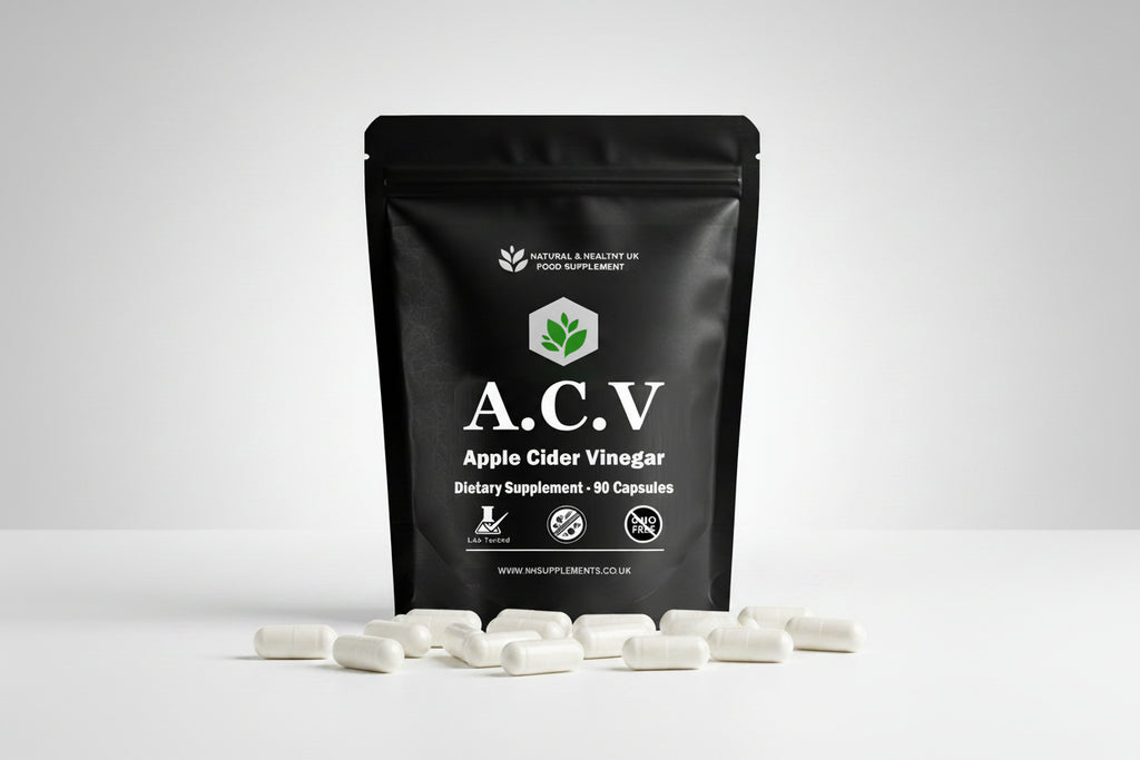 Apple Cider Vinegar Capsules 600mg – 90 Vegan Capsules