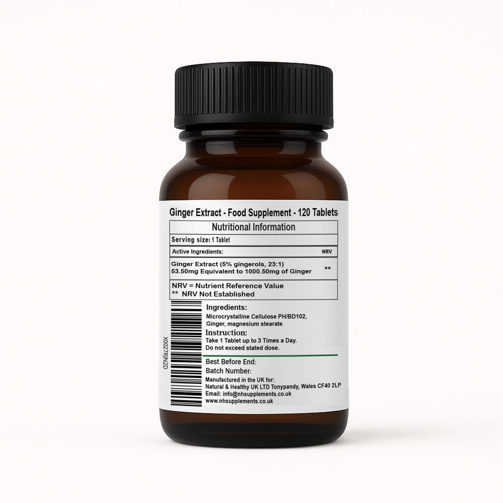 Ginger Root 120 Tablets