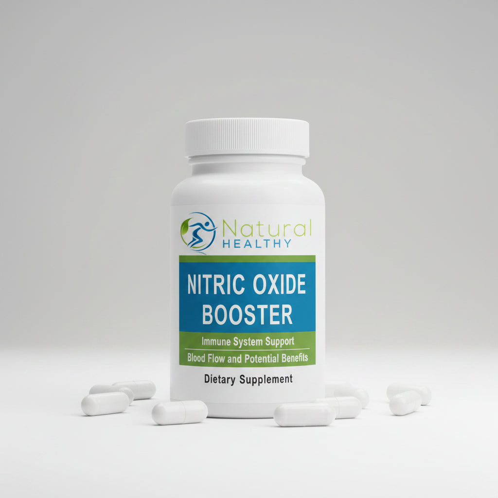 Nitric Oxide Booster – L-Arginine & L-Citrulline | 60 Vegan Capsules